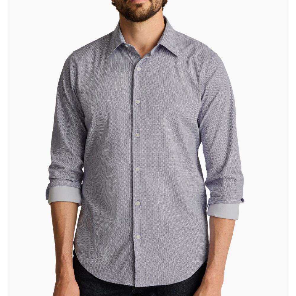 Bonobos Men's Breen Geo Tech Slim Fit Solid Button-Up Long Sleeve Shirt Size XL